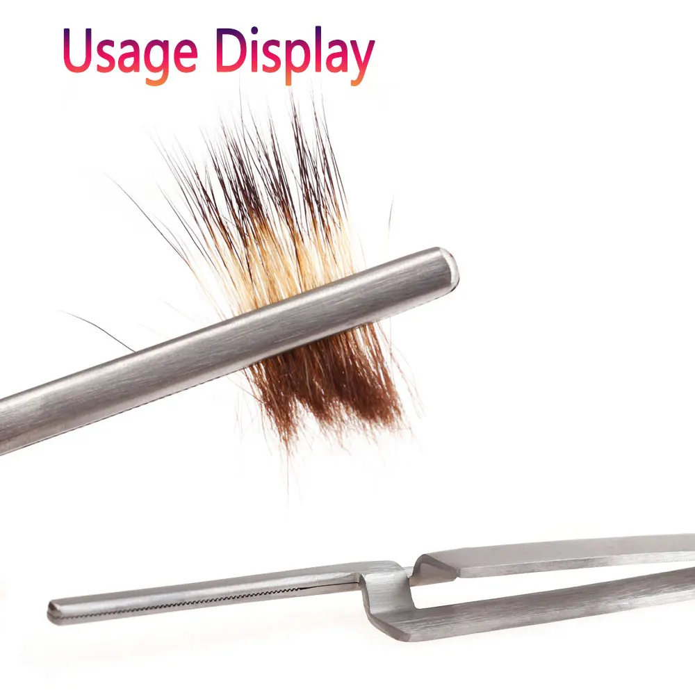 Alicates de Hackle Bimoo – Acero inoxidable para atado de moscas - imagen 5