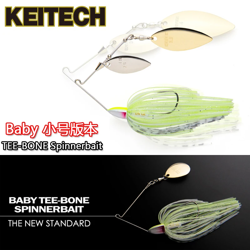 Japón KEITECH S bebé TE-BONE compuesto lentejuelas señuelo compacto versión japonesa Anti-colgante natación estable