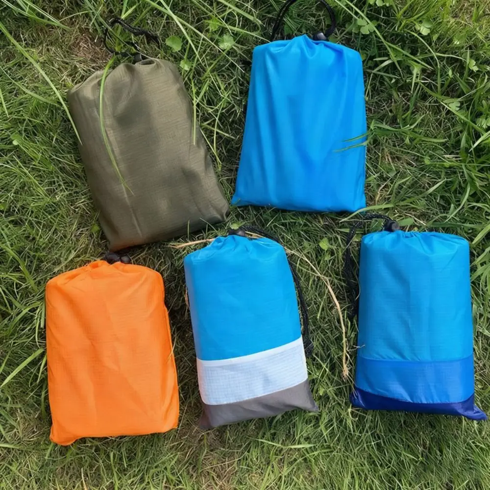 Impresiones de tienda de campaña de alta calidad, lona para suelo con saco, 140x200cm, estera de Picnic, lona de poliéster para playa, Camping y senderismo