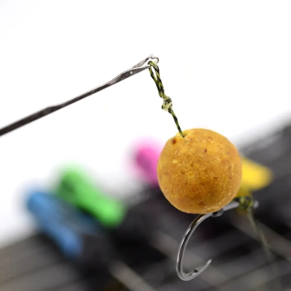 Hirisi-Juego de 5 piezas para cebo de pesca de carpa, aguja de empalme cerrada, herramientas de cebo de pesca, accesorios BT10 - imagen 5