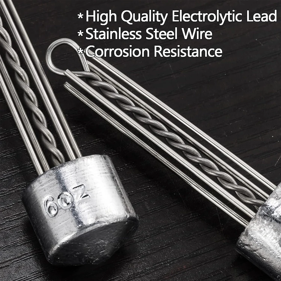 FishTrip Spider Sinker Peso 1oz-8oz Angler en alta mar Surf Sinker para pesca en la playa de agua salada - imagen 3