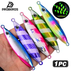Proberos señuelo luminoso jigging vertical para agua salada