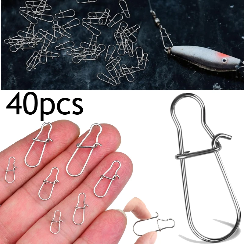 Conectores giratorios de acero inoxidable para pesca en mar y río
