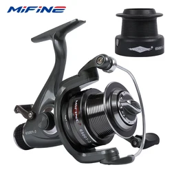 MIFINE Carrete de pesca con freno doble rápido - agua salada y dulce