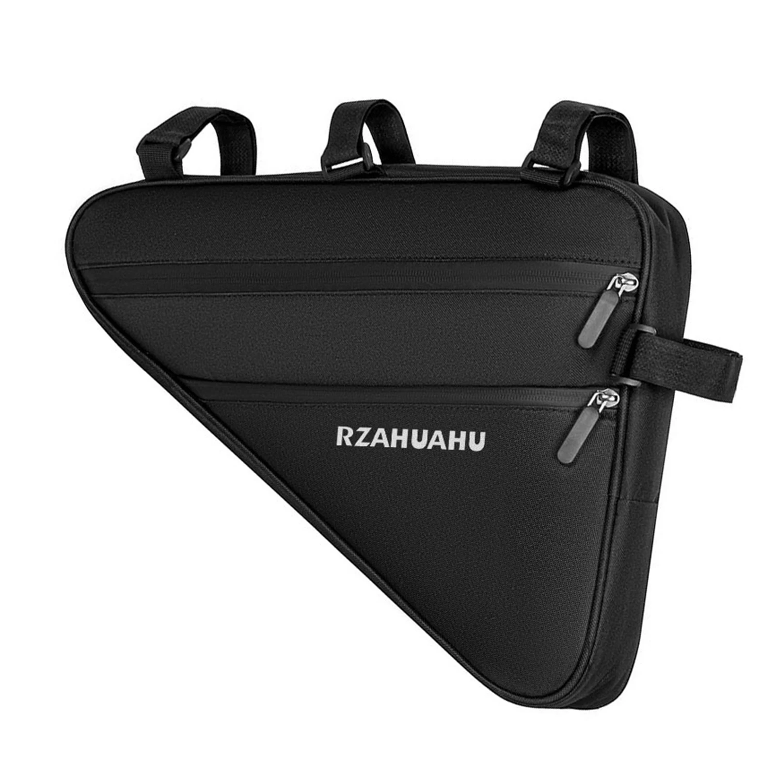Bolsa para cuadro triangular de bicicleta, paquete de almacenamiento de herramientas de seguridad de conducción nocturna reflectante de 2,3 L, bolsa para bicicleta - imagen 2