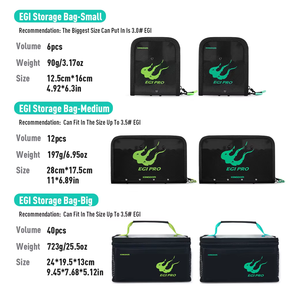 Sea Knight Egi Case II 2.0 – Caja organizadora vinilos señuelos pesca - imagen 2