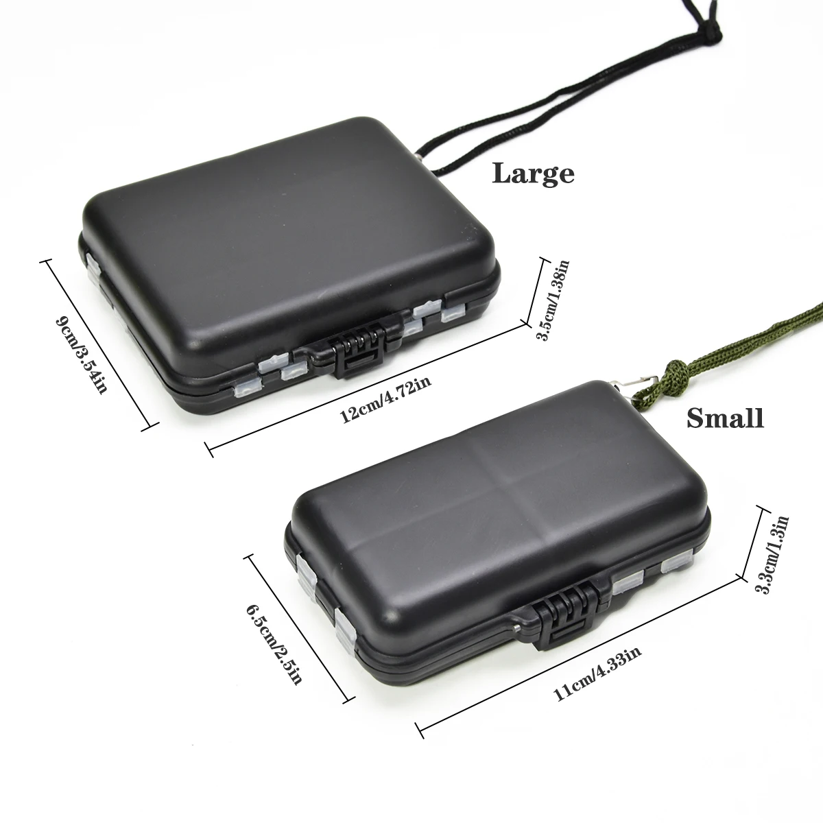 Caja de aparejos de doble cara, caja de almacenamiento de accesorios de equipo de pesca, caja de cebo de pesca, lápiz de cebo duro Mino, caja de cebo falso de calamar - imagen 3