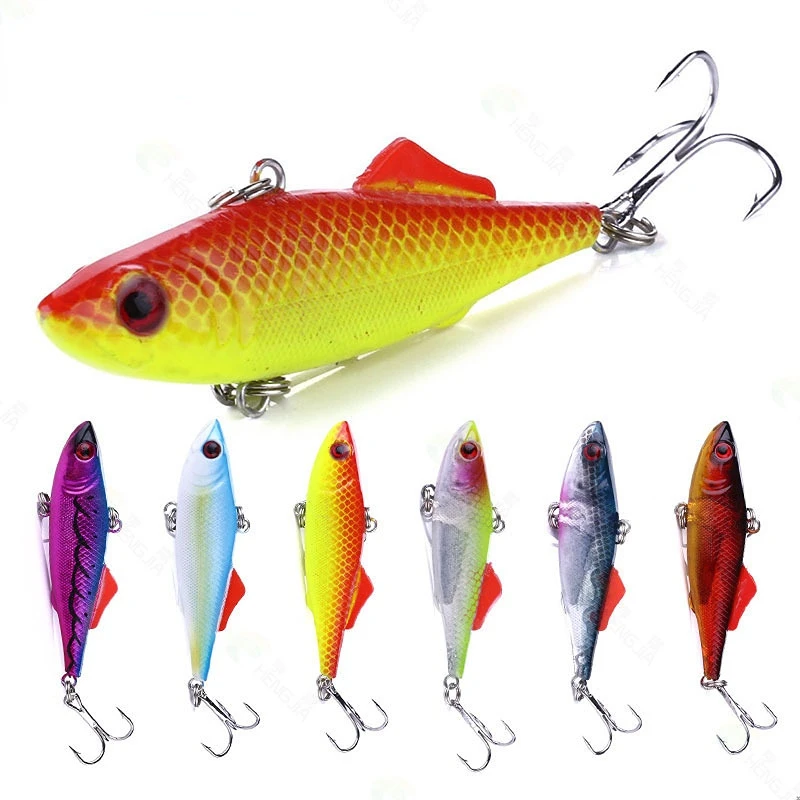 Señuelo de pesca piezas, cebo de cuchara VIB, 70mm, 16,5g, duro, Wobbler Isca, Artificial, Salmo - imagen 2