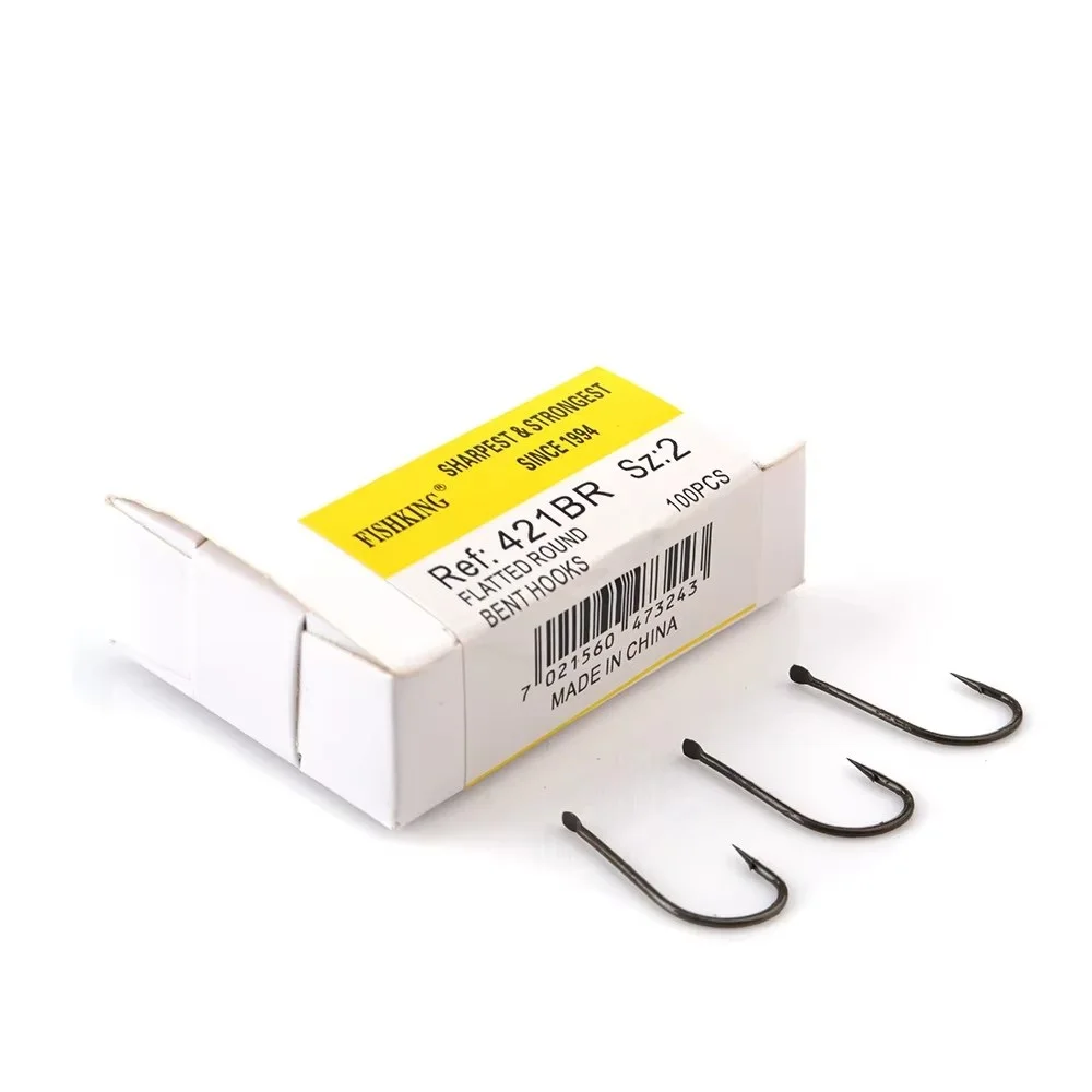 NGB 421BR/421N 100 unids/lote 1 # -10 #    Anzuelo De Pesca De 2 colores, aparejos De Pesca De acero rico en carbono - imagen 5