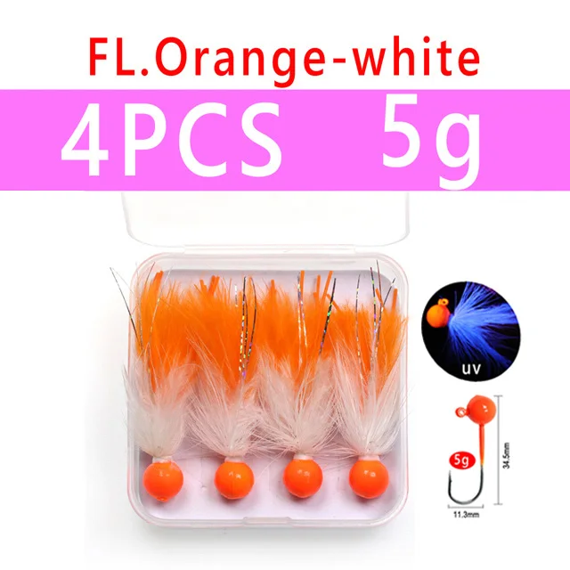 4PCS 5g Orange-wt