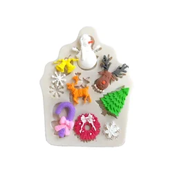 Molde de silicona 3D para chocolate y decoración de dulces