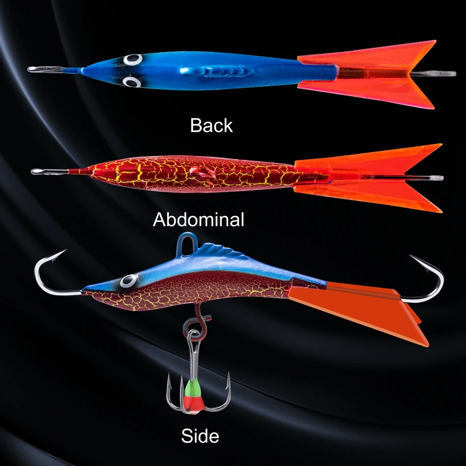 Goture-señuelo para Pesca en hielo, equilibradores profesionales de invierno, Wobblers, cebo para trucha, lubina, Lucio, carpa, Señuelos de Pesca - imagen 5