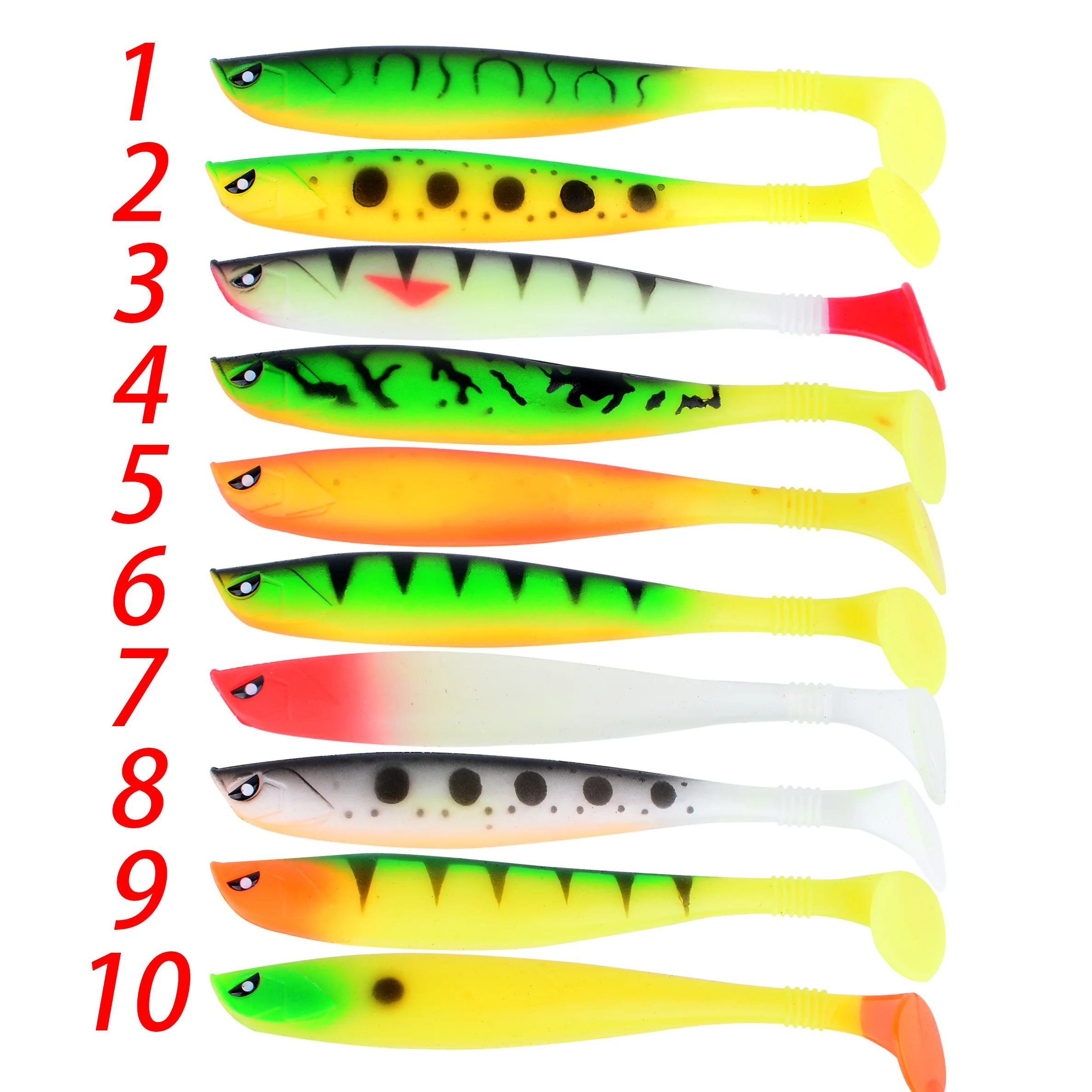 1 unidad de cebo blando de 9g y 12cm, Jig Wobbler, Señuelos de Pesca, sábalo japonés, Swimbaits, cebo Artificial, Jig Head, pesca con mosca, pez de goma de silicona - imagen 3