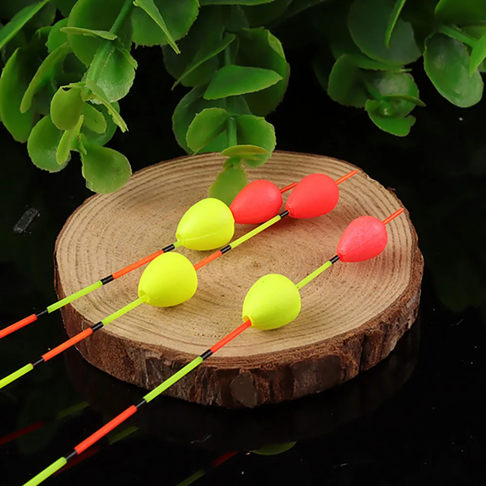 120 Uds flotadores de espuma EVA forma de abanico y cuentas de bolas frijoles accesorios de aparejos de pesca flotador de pesca aparejo inferior Material de aparejo - imagen 2