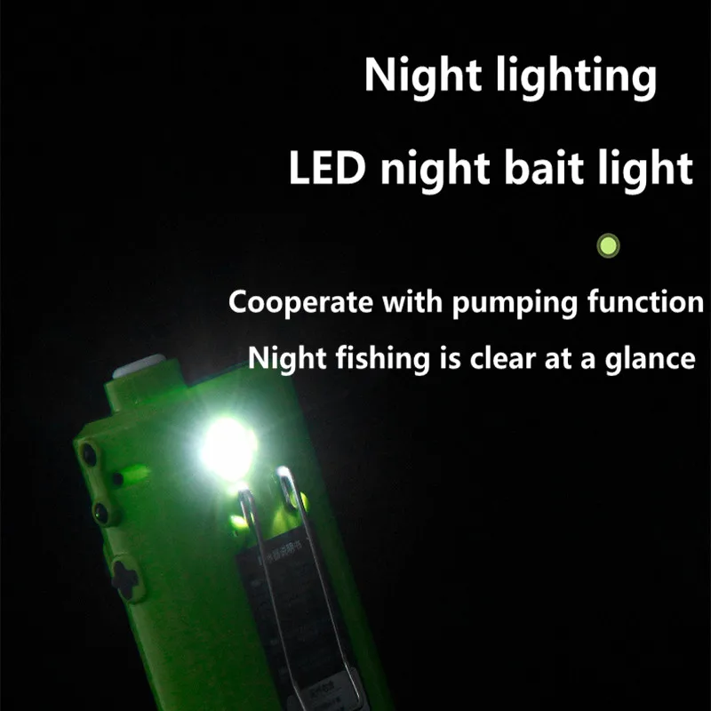 Caja de pesca de inducción inteligente multifuncional, bomba de agua, bomba de refuerzo, herramienta de pesca al aire libre con resistencia ultra larga - imagen 5