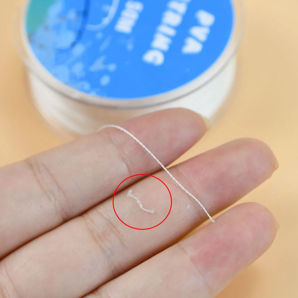 Cuerda de PVA para pesca de carpa MNFT, 50M por rollo, disuelve para pesca de carpa, Boilie y cebo de pesca de carpa - imagen 4