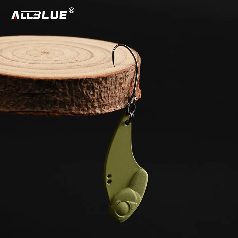 ALLBLUE 2g 3g KUROBALL placa de circuito VIB señuelo de pesca sin labios Crankbait hundimiento Wobbler flujo área trucha cebo Artificial - imagen 4