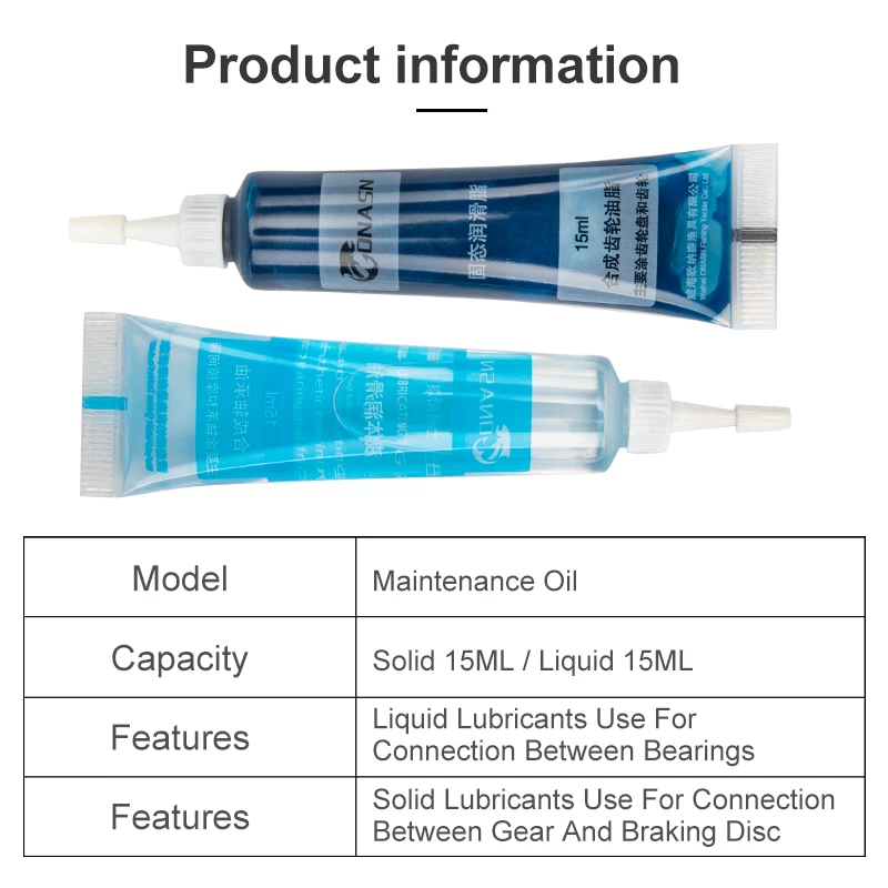 LEYDUN carretes de pesca giratorios, grasa protectora, lubricante de rodamiento de aceite, fundición, herramienta de mantenimiento de aparejos de aceite - imagen 2