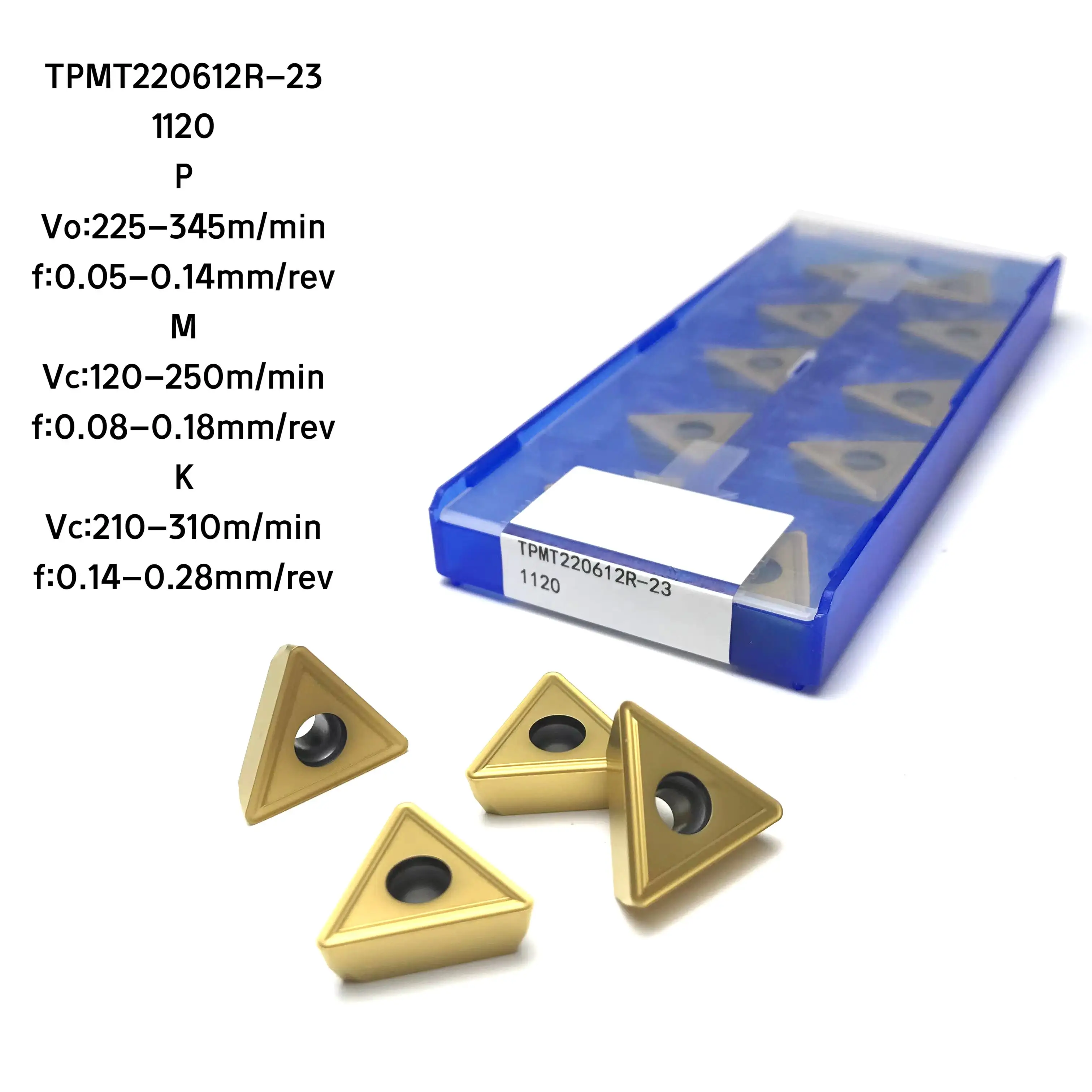Zhuzhou 10 Uds TPMT/R424.9/TPMX/800 placa de inserción de perforación de agujeros profundos de carburo sólido - imagen 3