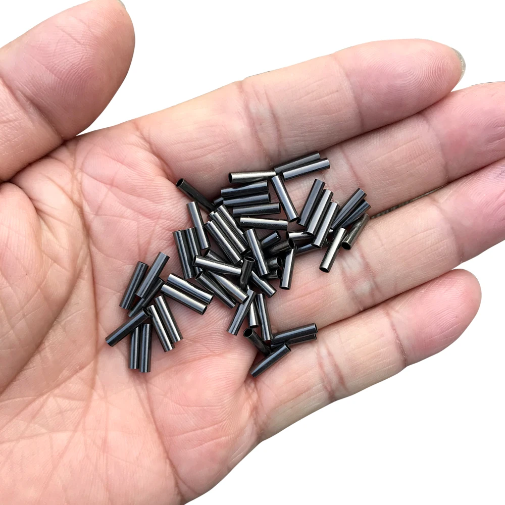 Conectores de tubo y manguitos crimp para pesca GOBAIT 200 pzs caja - imagen 4