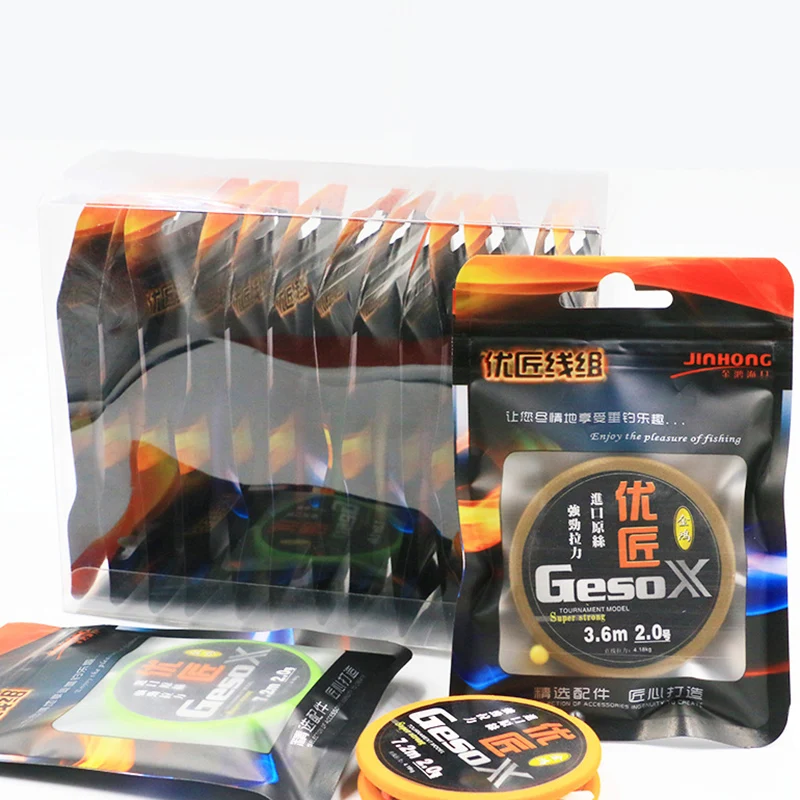 Juego completo de línea principal, equipo de línea de pesca fuerte de alta resistencia con asiento flotante, Kits de herramientas de pesca de plomo de frijol espacial XA77G - imagen 4