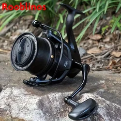 Todo metal anticorrosión serie 8000-14000 rueda giratoria de fundición larga 17 + 1BB carrete de aleación de aluminio 4,8:1 carrete de pesca de alta velocidad