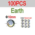 10mm 100pcs Earth