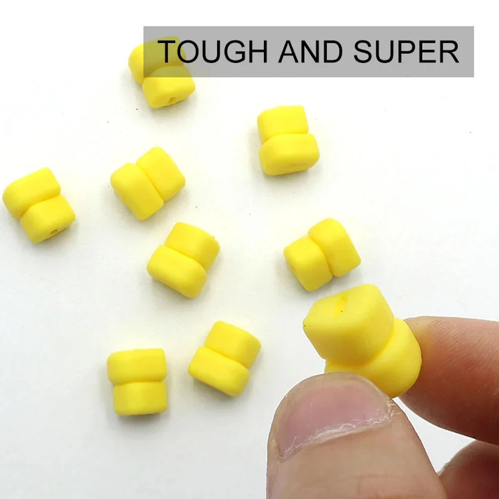 Accesorios Pesca Iscas cebo de plástico Señuelos de Pesca forma de maíz doble callos cebo Ronnie Rigs carpa cebo Boilies de Pesca cebo - imagen 4