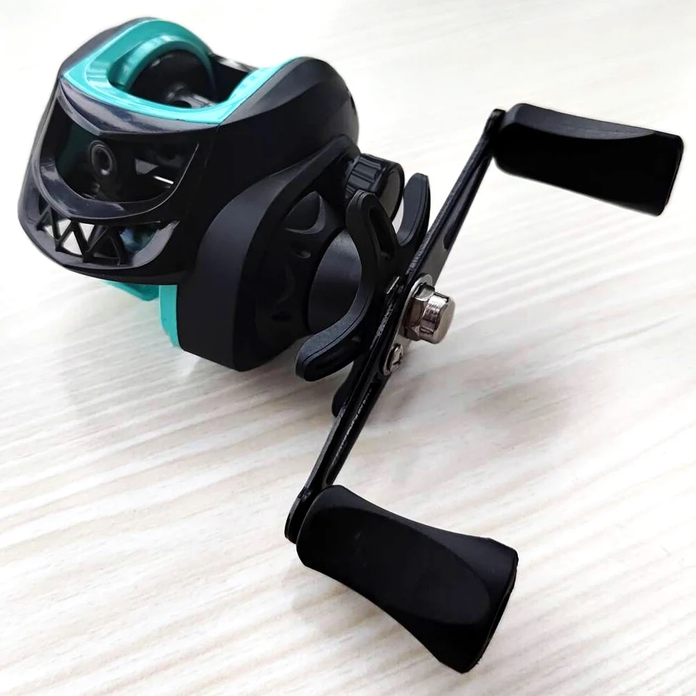 Carrete de pesca con señuelo de gota de agua, cebo para barco de fundición lejana, rueda de pesca, relación de engranaje 7,2: 1, 18 + 1BB, arrastre máximo de 10kg para Lucio - imagen 5