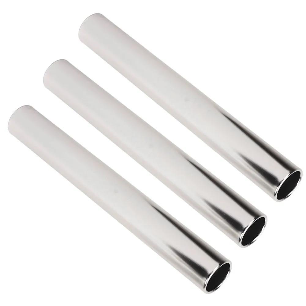 Bastones de relevo deportivos de aleación de aluminio, bastones de pista ligeros y duraderos, bastones de aleación de aluminio para eventos de atletismo, 3 uds. - imagen 3