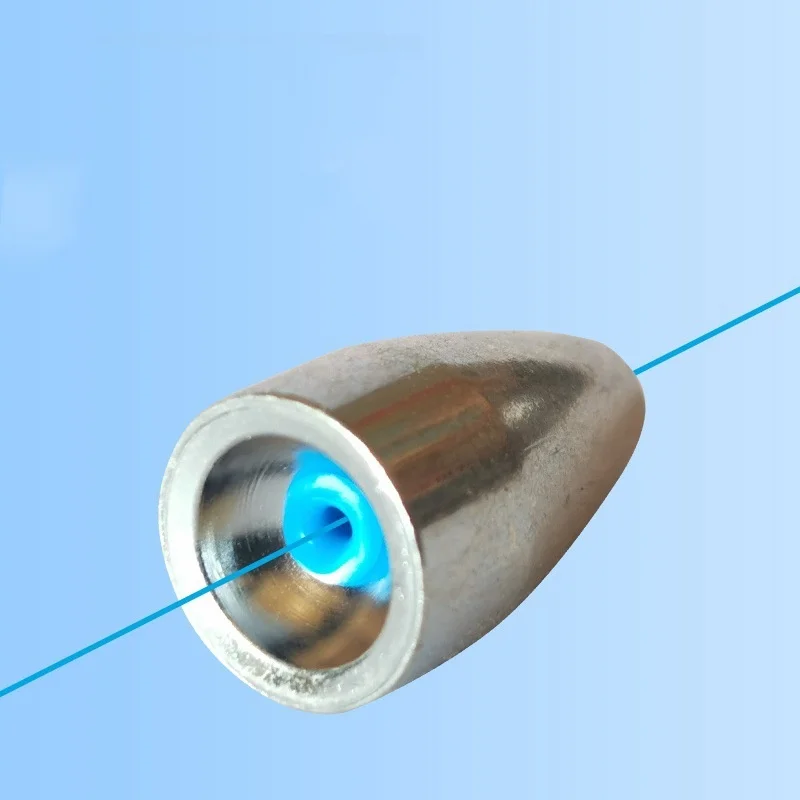 Accesorios para aparejos de pesca, plomo hacia abajo, alta dureza, aleación de acero al carbono, Metal, Carolina, Texas Rig, núcleo liso - imagen 3