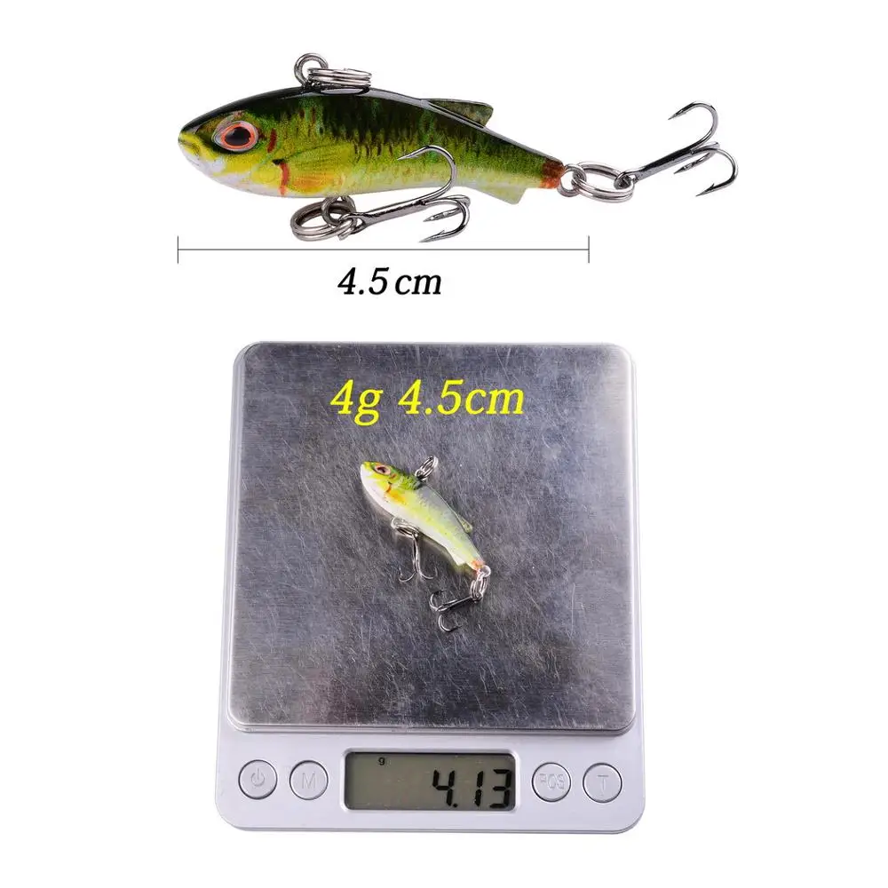 Señuelo de Pesca VIB, 1 unidad, 42mm/4,2g, todo tipo de capas, ojos 3D, Wobbler, cebos artificiales de plástico duro, aparejos de Pesca de carpa - imagen 2