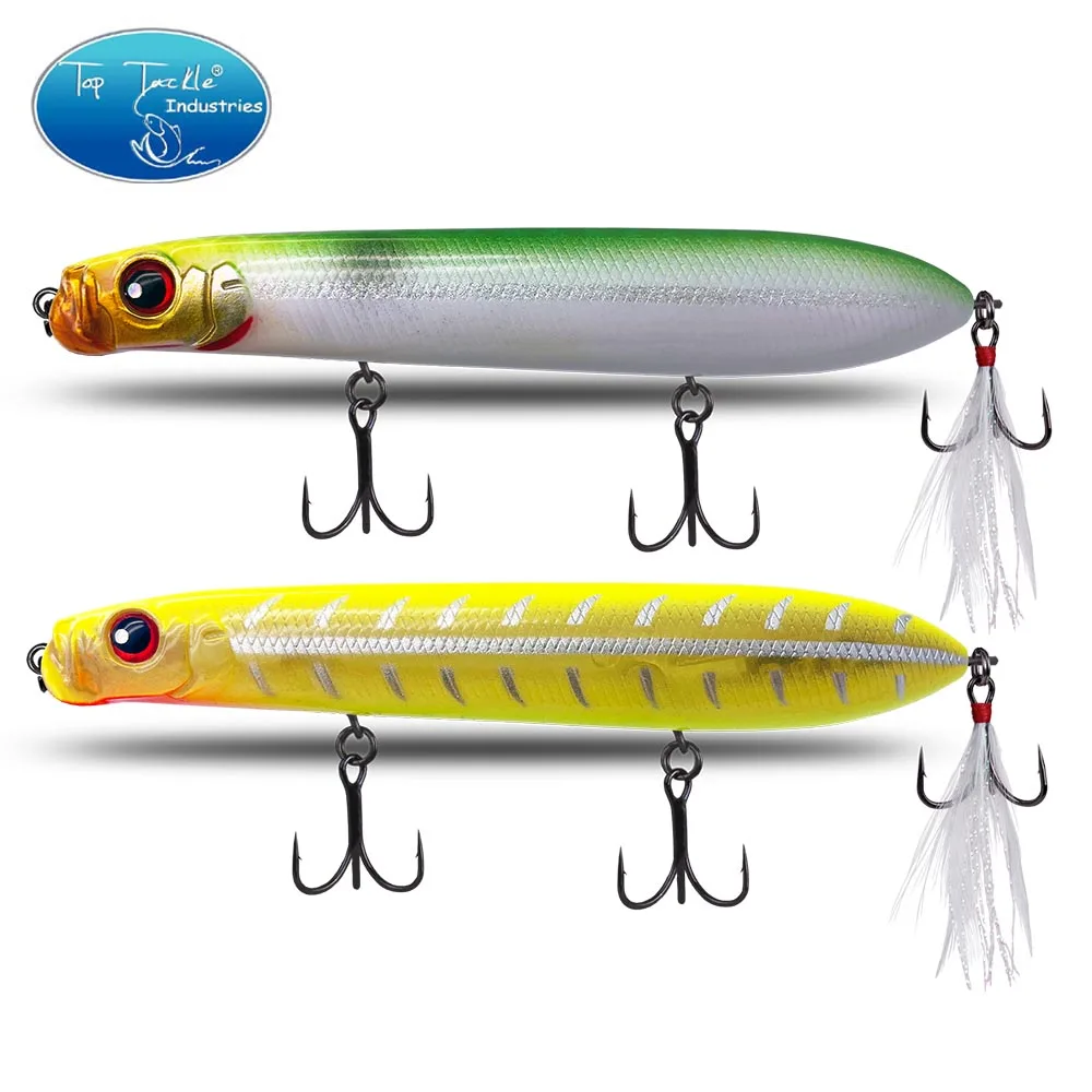 Señuelo de pesca con lápiz flotante, cebo duro de pesca de lubina de 125mm, 25g, 105mm y 16,5g, señuelo CF, aparejos de lápiz Topwater, cebo Jerk - imagen 4