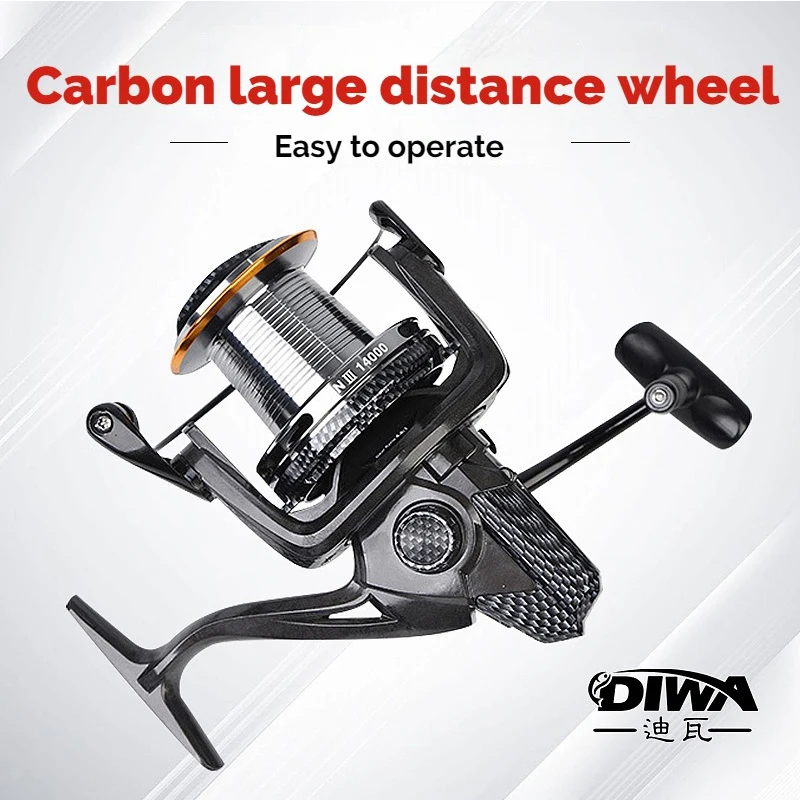 Rueda distante grande de carbono, agua dulce, agua salada, pesca de surf de caza mayor, 12 + 1 BB, equipo de gran tamaño ultra suave y potente - imagen 3