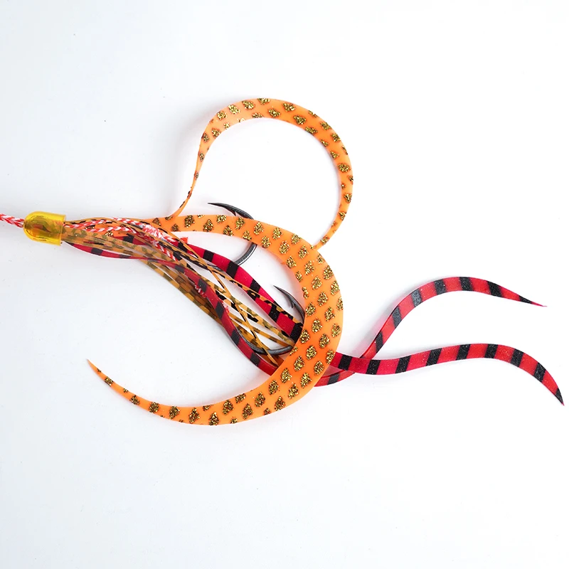 Plantilla Kabura de goma Tai de 60g-300gTenia, plantilla deslizante, pargo, culata marina, Control profundo con falda de goma, señuelo de Jigging - imagen 3