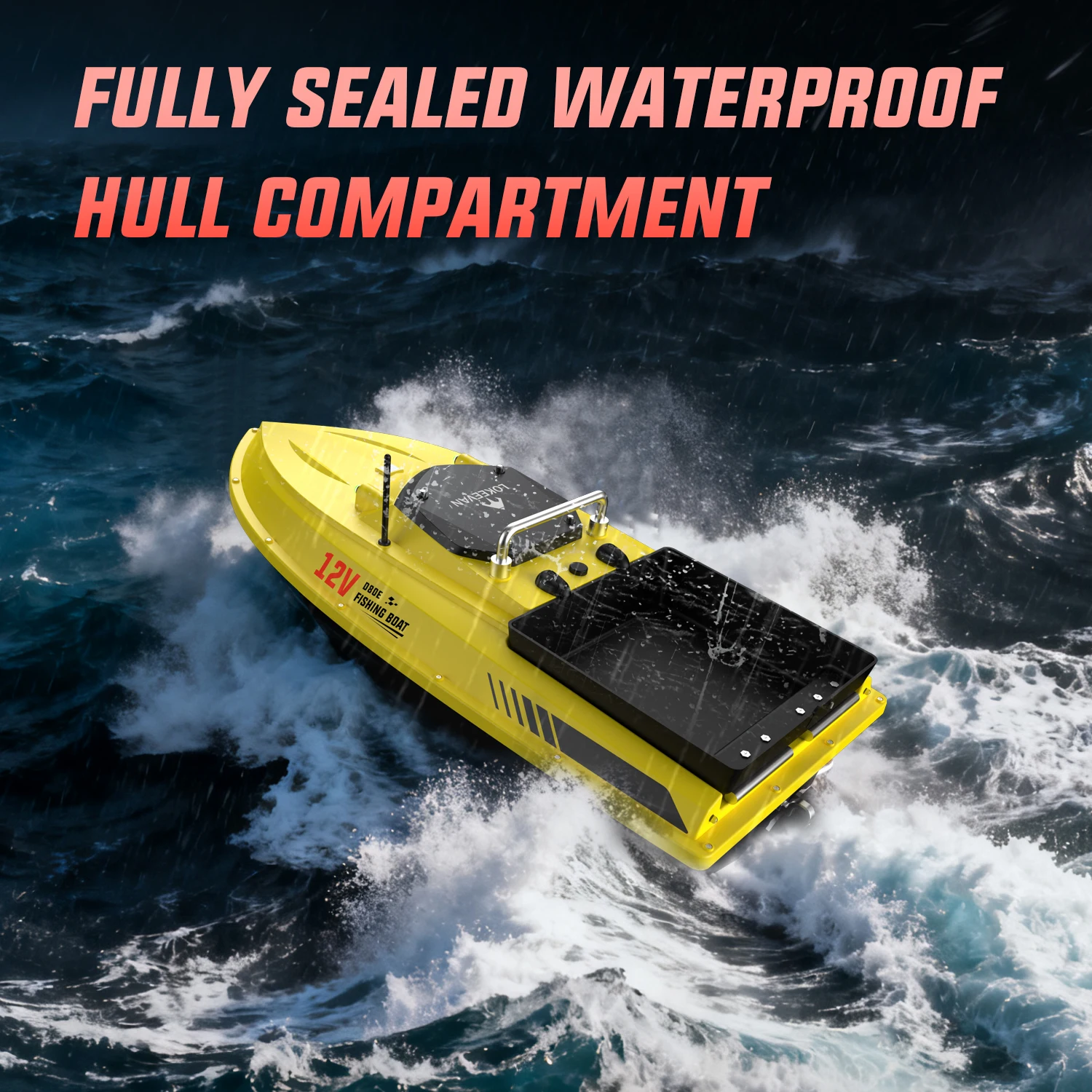Bote Cebador D80E GPS Dual con Sonar y Sensor de Profundidad - imagen 4