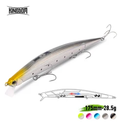 Kingdom Minnow Hundimiento – Lanzamiento largo para trucha y lucio