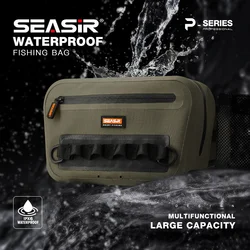 Riñonera de pesca impermeable Seasir – PVC 1680D con suspensión