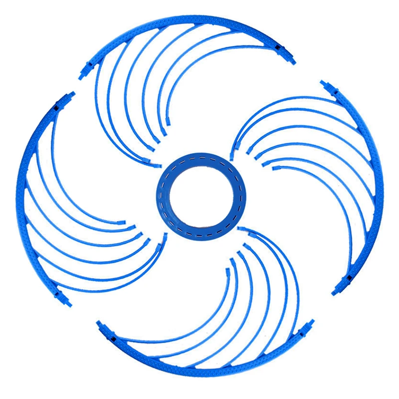 Anillo de red de pesca de plástico Lawaia, anillo de mano para lanzar, red de pesca americana, 47 cm - imagen 3