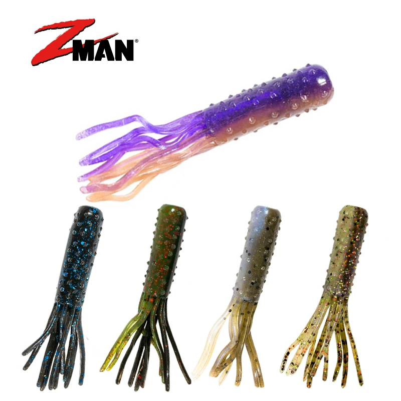 ZMAN cabeza de verdura, tubo pequeño, medusas, grupo de pesca, gusano suave, TRD, Tubez, agua flotante, subperca, cebo solar - imagen 3