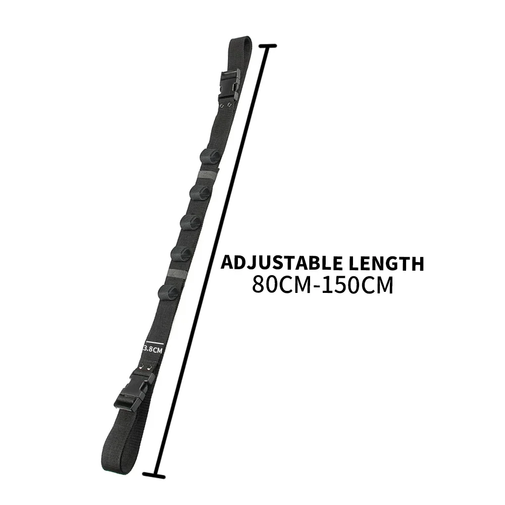 Soporte ajustable para caña de pescar a bordo, cinturón fijo para coche, correa para caña de pescar, estante portátil para colocación de caña de pescar, estante incorporado para coche - imagen 3