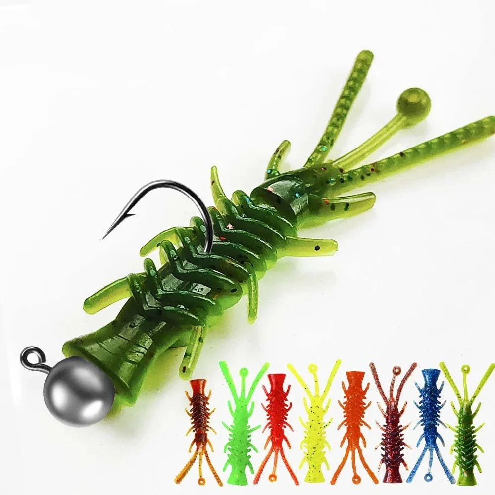 Señuelo de silicona para lubina y carpa – Juego cebo suave insectos - imagen 4
