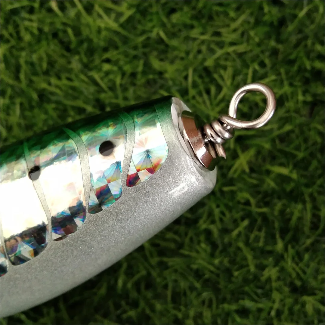 Swolfy-señuelo de curricán de madera GT Topwater, superficie Popper Stick, señuelo de agua salada, barco de aguas profundas, aparejos de pesca, Swimbait, 17CM, 116g - imagen 4