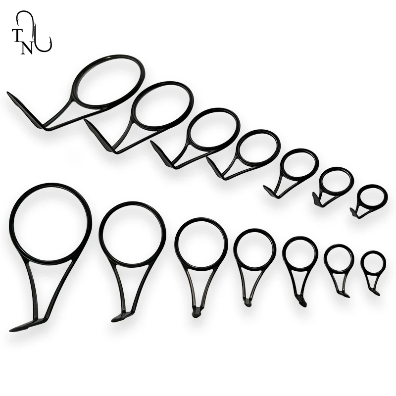 TN24 ABOSDG peso ligero a prueba de herrumbre guías marinas finamente pulidas componente de construcción de caña de pescar accesorios de aparejos DIY - imagen 2