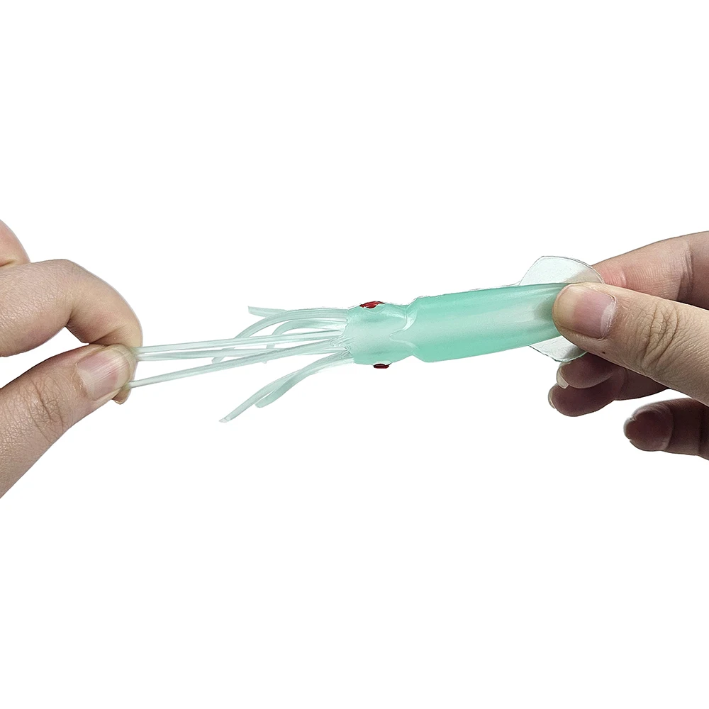 3 unids/pack faldas de goma de calamar pulpo suave Señuelos de pesca faldas paraguas atún accesorios de pesca cebo - imagen 3
