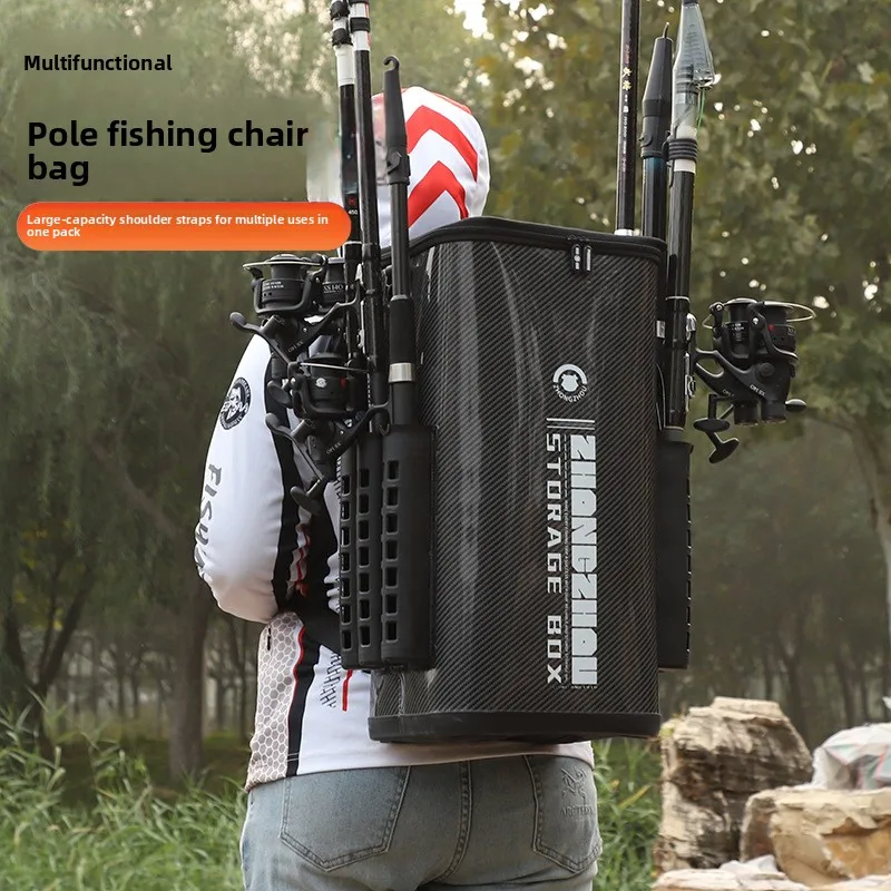 Caja de pesca Luya engrosada – Bolsa portátil para equipo de pesca - imagen 4