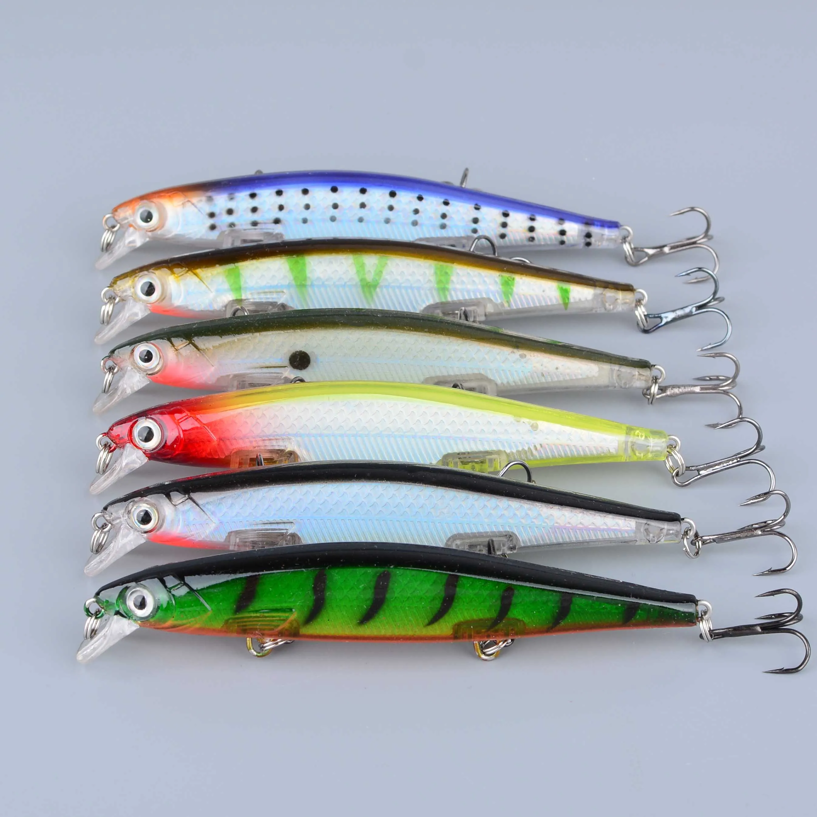 Señuelo Minnow de plástico duro – Lubina y lucio - imagen 2