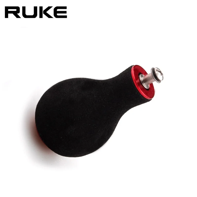 Ruke New1pc carrete de pesca mango perilla balancín accesorio Materails EVA incluye eje de Metal con 2 uds rodamiento 4 Uds arandelas carrete DIY - imagen 4