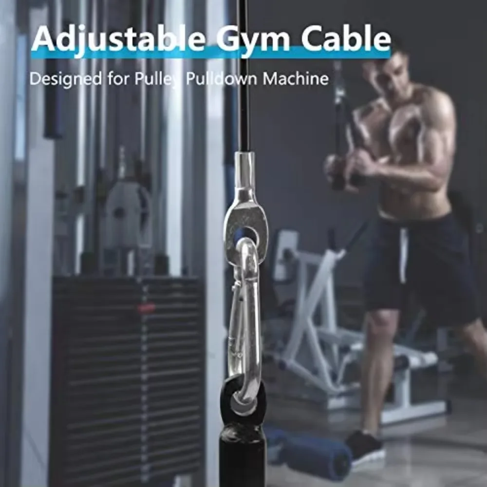 Cable de repuesto ajustable para máquina de fitness de polea de acero resistente - imagen 5