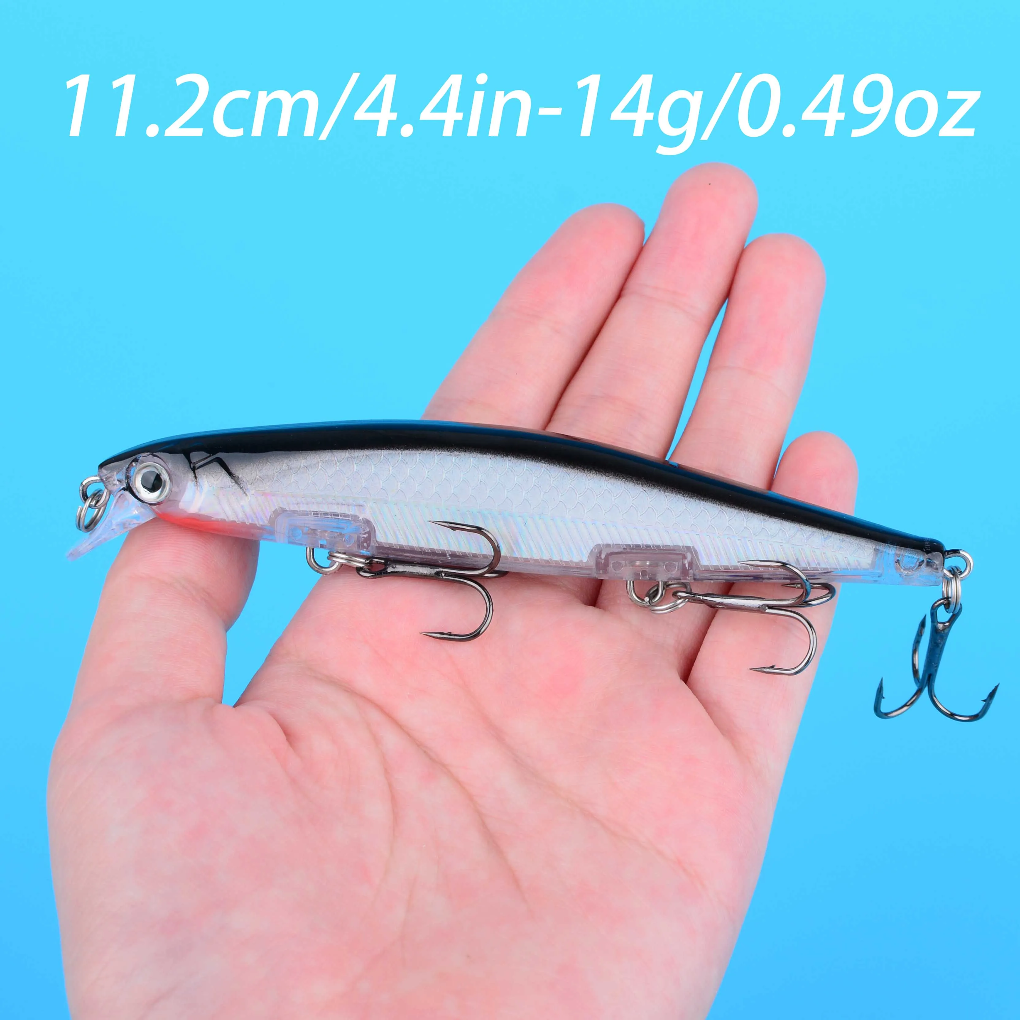 Señuelo Minnow Flying Fish – Crankbait para carpa y lucio - imagen 2